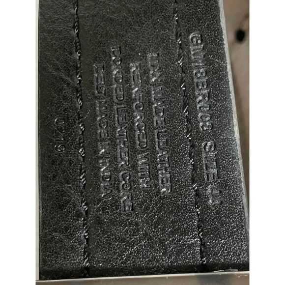 Bonded Reversible Brown/Black Leather Belt - Picture 4 of 5